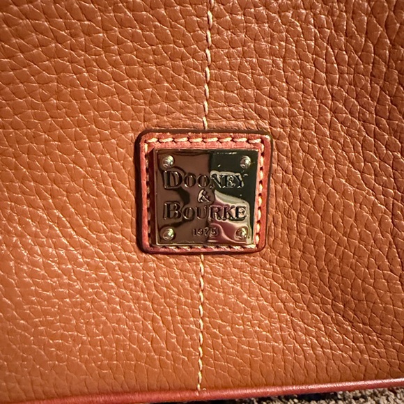 Dooney & Bourke Brown Leather Crossbody Bag - Picture 5 of 5